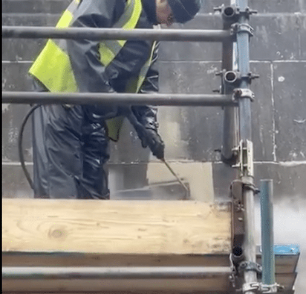 Brangwyn Hall Swansea, Stonework Cleaning
