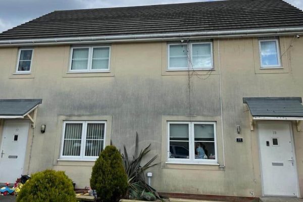 House Render Cleaning - Before