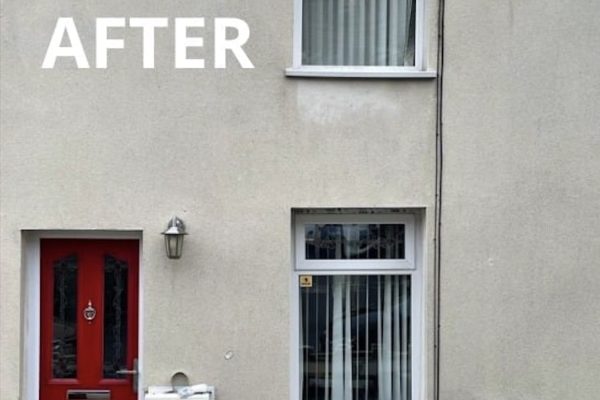 K-Rend Render Cleaning - After