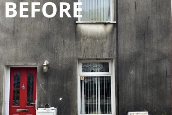 K-Rend Render Cleaning - Before